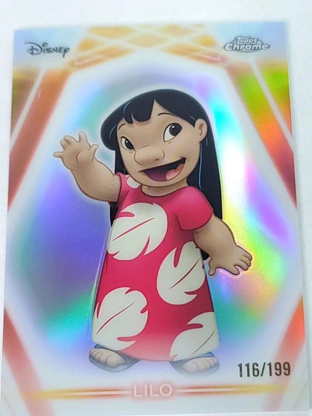 Lilo Topps 2026 Disney Neon Holo Chrome Refractor Limited 116/199 CNE